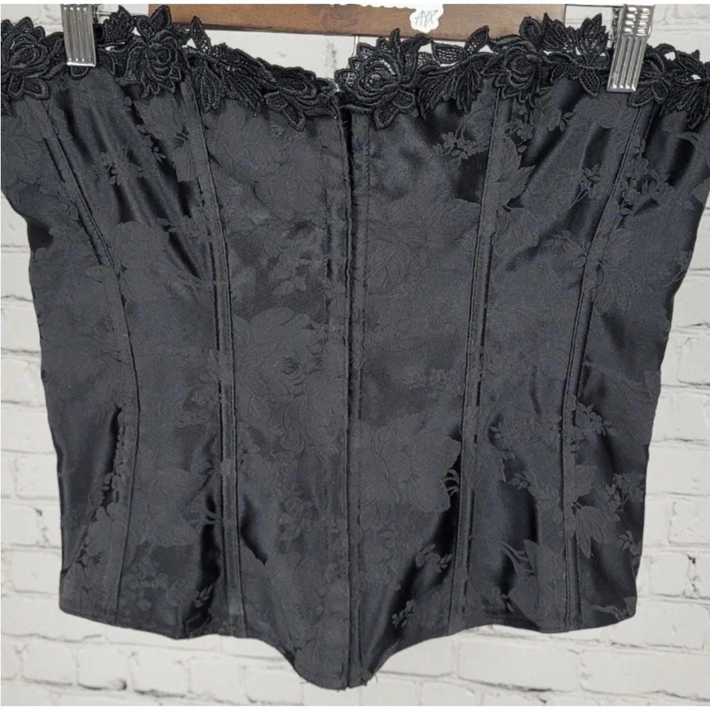Black Lace Corset Top